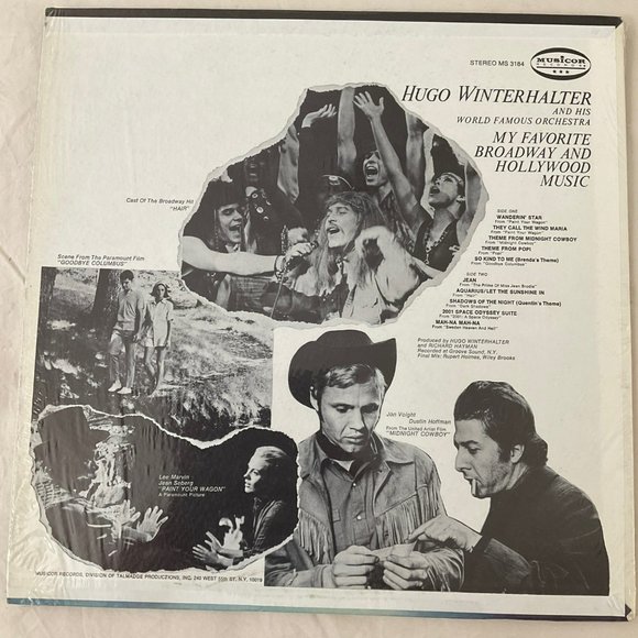 Hugo Winterhalter: My Favorite Broadway & Hollywood Music Vintage Vinyl Record - Picture 2 of 9